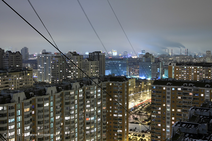 Москва, Ночной город, 2009 год