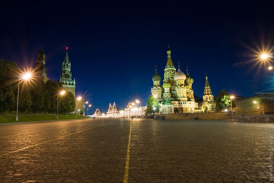 Вечерние фотографии Москвы. Васильевский спуск