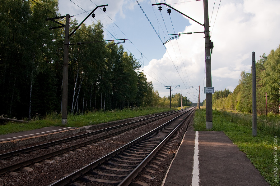 Участок Киржач - Орехово, перегон Илейкино - пл. 158 км