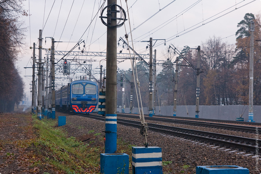 Окрестности станции Пушкино ЭД4М-0262