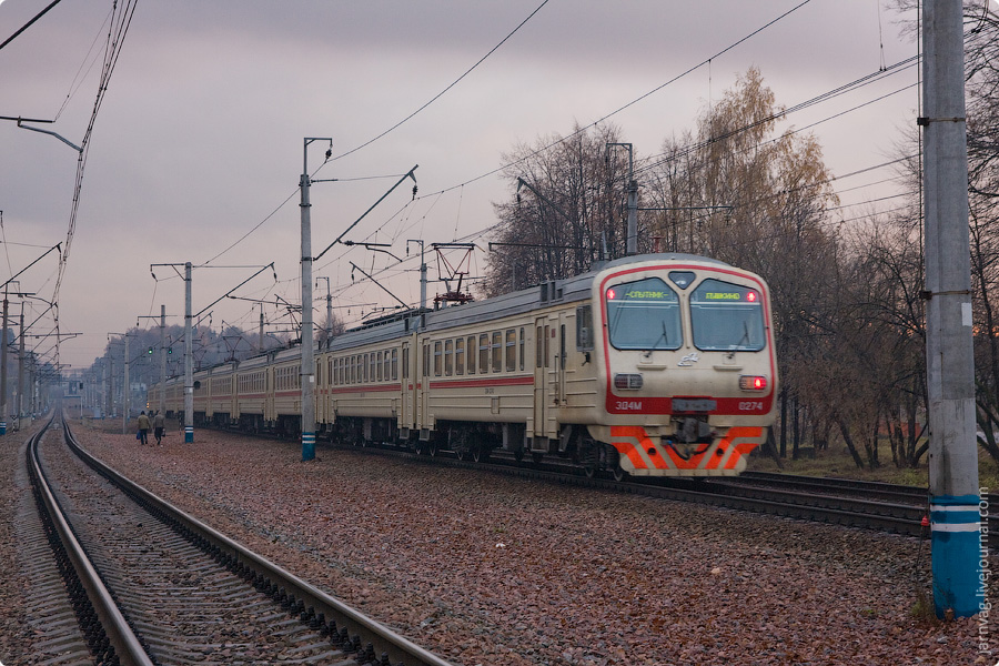 Окрестности станции Пушкино ЭД4М-0274