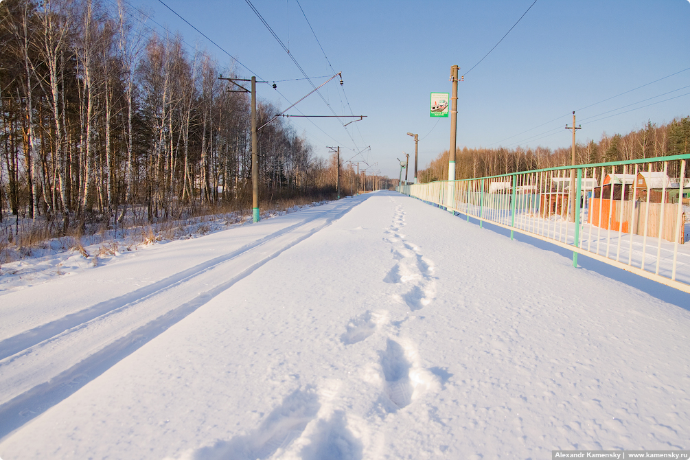 Реконструкция БМО, демонтаж рельс, участок Ильинский Погост - Егорьевск-2