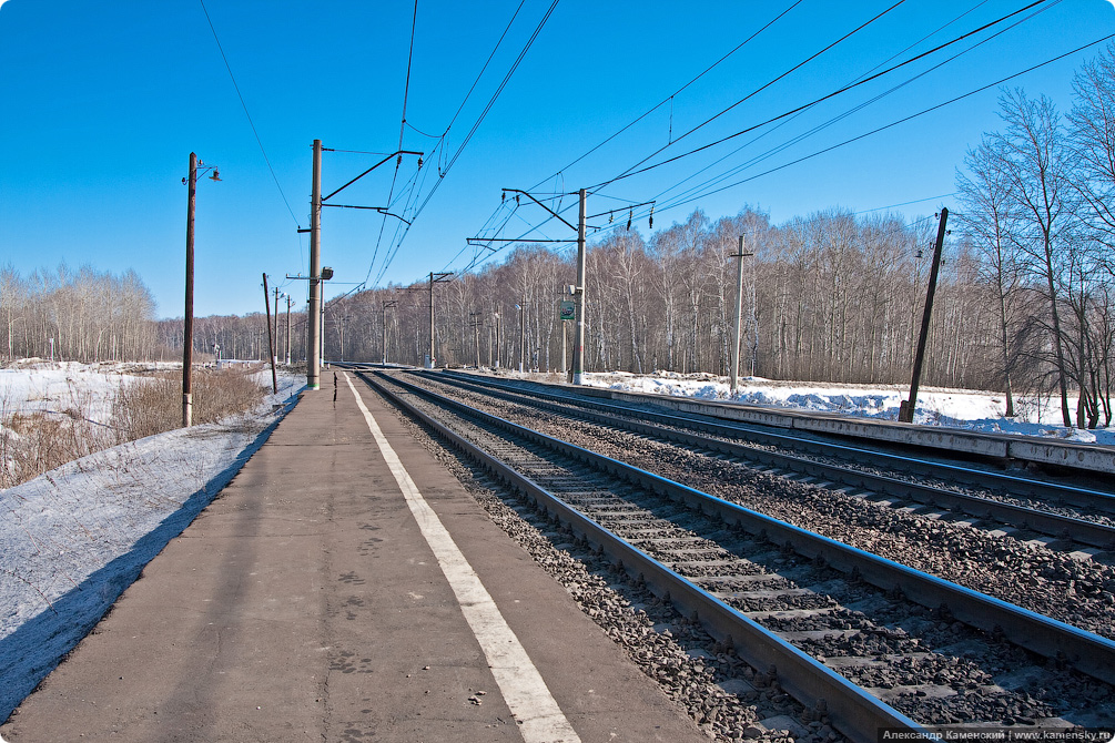 Станция Яганово, Станция Сотниково, Платформа Лютик, Московская область