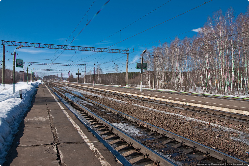 Станция Яганово, Станция Сотниково, Платформа Лютик, Московская область