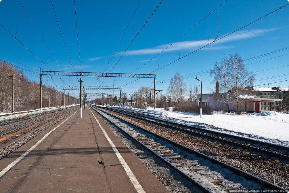 Станция Яганово, Станция Сотниково, Платформа Лютик, Московская область