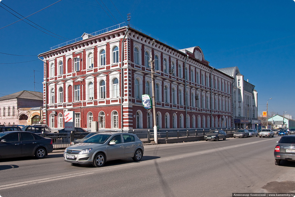 Московская область, город Коломна, весенние фотографии, трамвай Коломны