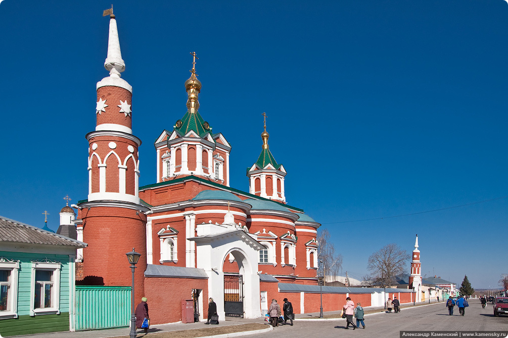 Московская область, город Коломна, весенние фотографии, трамвай Коломны