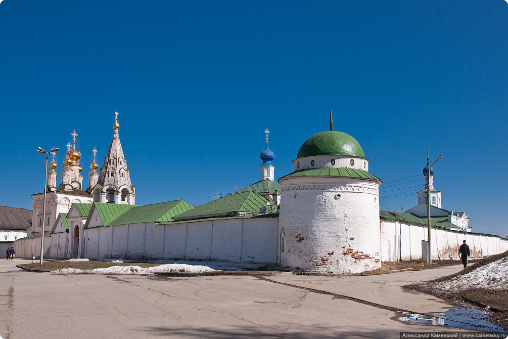 Рязанская область, город Рязань, весенние фотографии, кремль Рязани