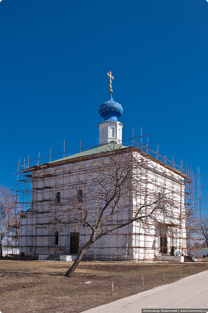 Рязанская область, город Рязань, весенние фотографии, кремль Рязани