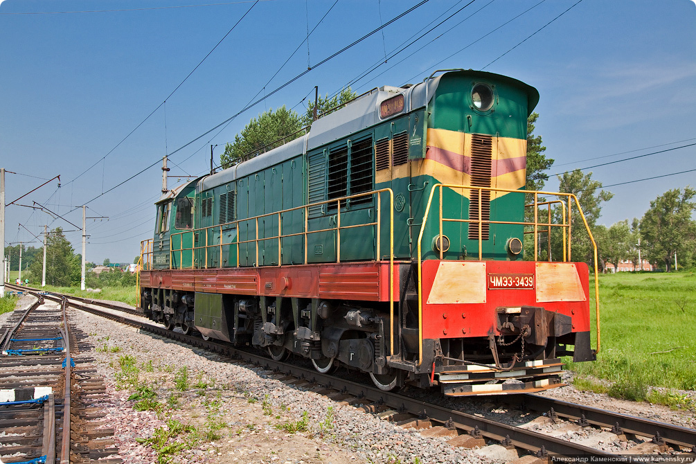 Красноармейск, Красноармейская ветка, железная дорога, электричка, пригородный поезд, Подмосковье, ЭР2-1081, ЧМЭ3