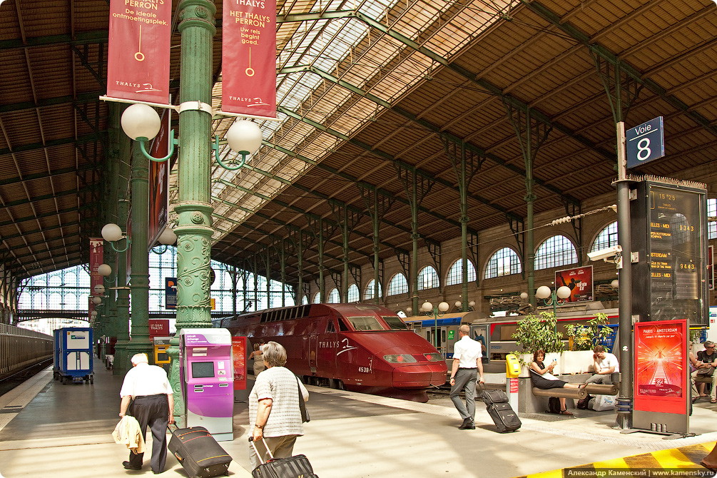 На поезде из Парижа в Кельн, Paris Nord, TGV, Thalys, Талис, SNCF, Железные дороги Франции, Koln, DB AG