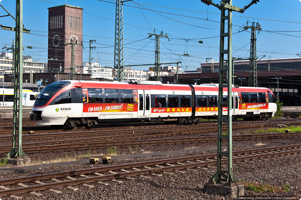 Германия, Вокзал и трамваи Дюссельдорфа, Dusseldorf Hbf, tramway, Germany, DB, bahn.de