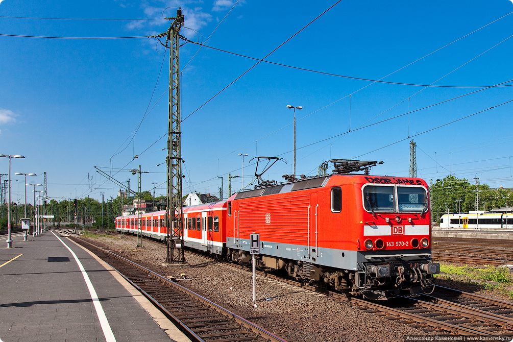 Германия, Вокзал и трамваи Дюссельдорфа, Dusseldorf Hbf, tramway, Germany, DB, bahn.de