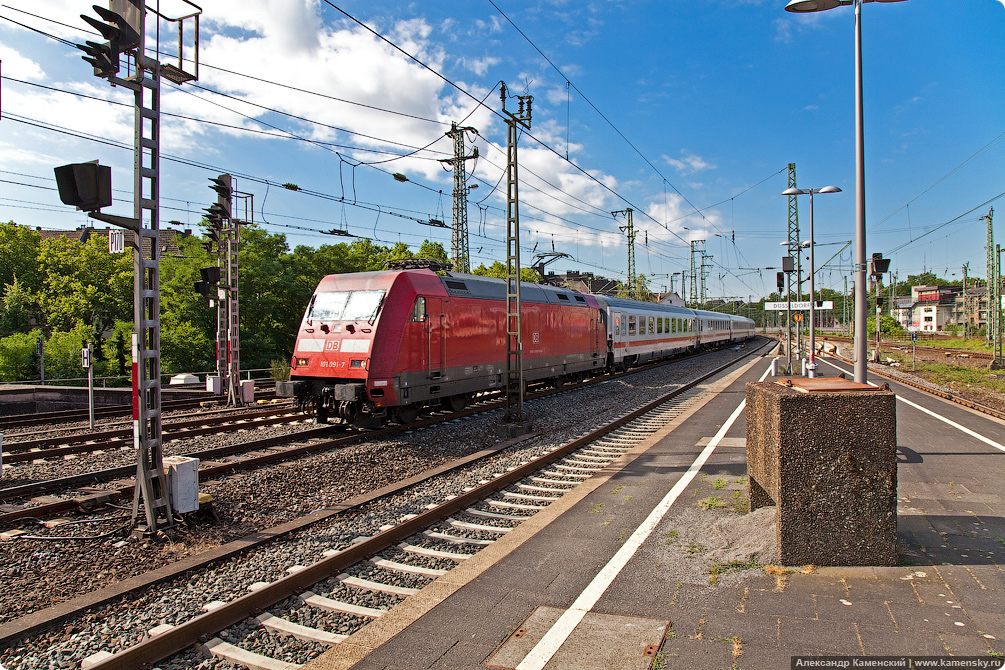 Германия, Вокзал и трамваи Дюссельдорфа, Dusseldorf Hbf, tramway, Germany, DB, bahn.de