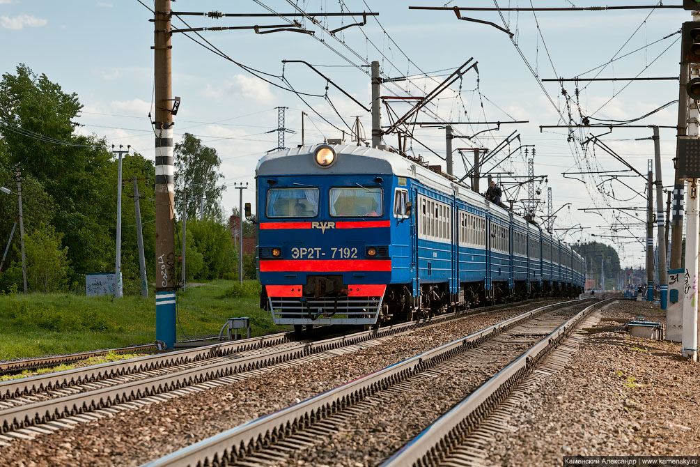 Станция Софрино, Московская область, Электропоезд ЭР2Т-7192