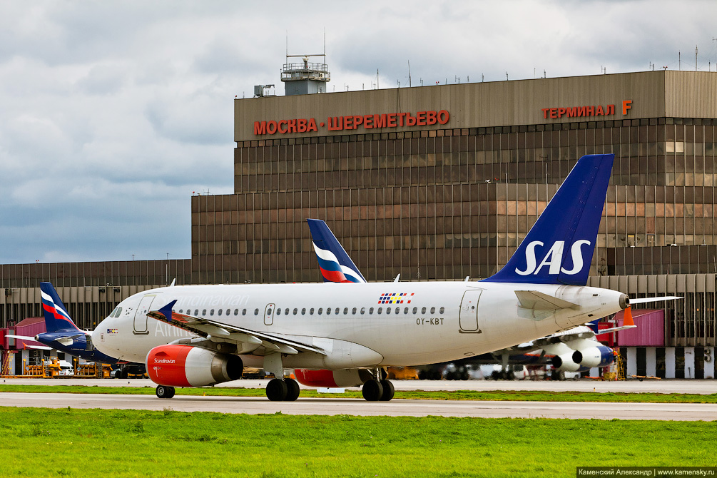 Airbus A319 OY-KBT Шереметьево SVO