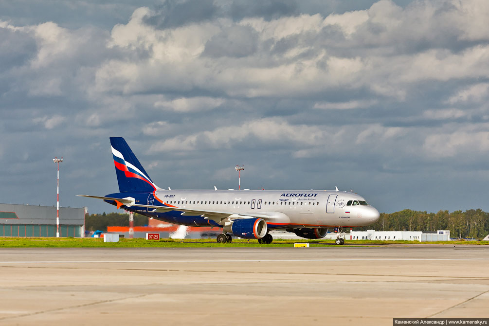 Airbus A320 Аэрофлота VQ-BKT Шереметьево SVO