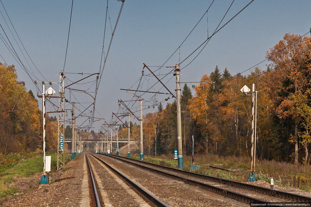 Осенние железнодорожности, Московская область, Осень