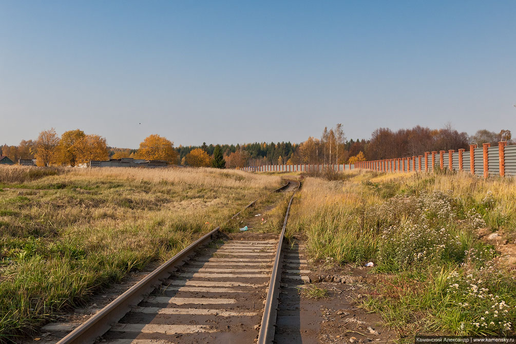 Осенние железнодорожности, Московская область, Осень