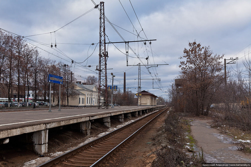 Фотопрогулка, Ногинская ветка, Московская область, станция Ногинск, станция Электросталь, платформа Захарово, платформа Машинос