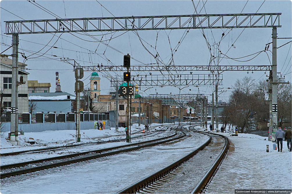 Москва, Павелецкое направление, Железная дорога, платформы