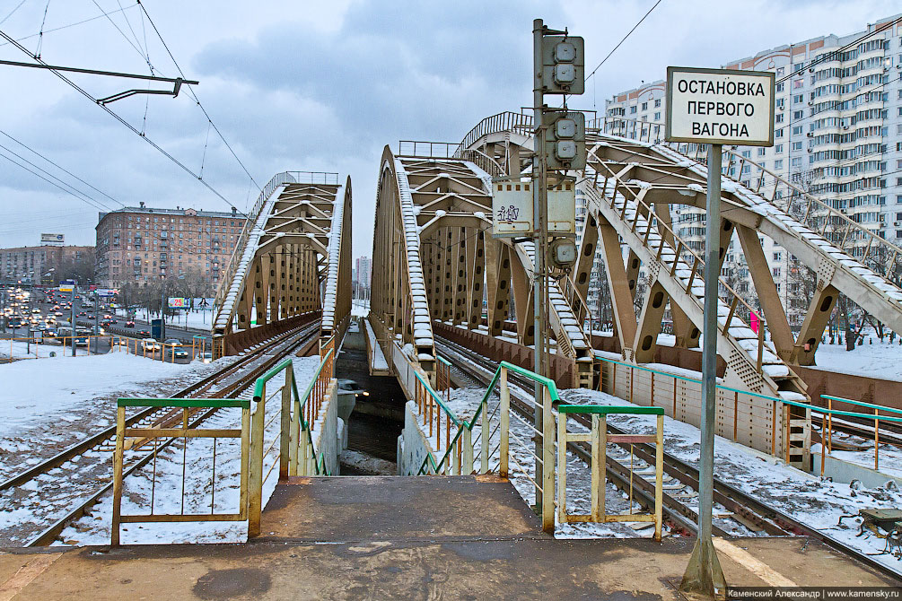 Москва, Павелецкое направление, Железная дорога, платформы