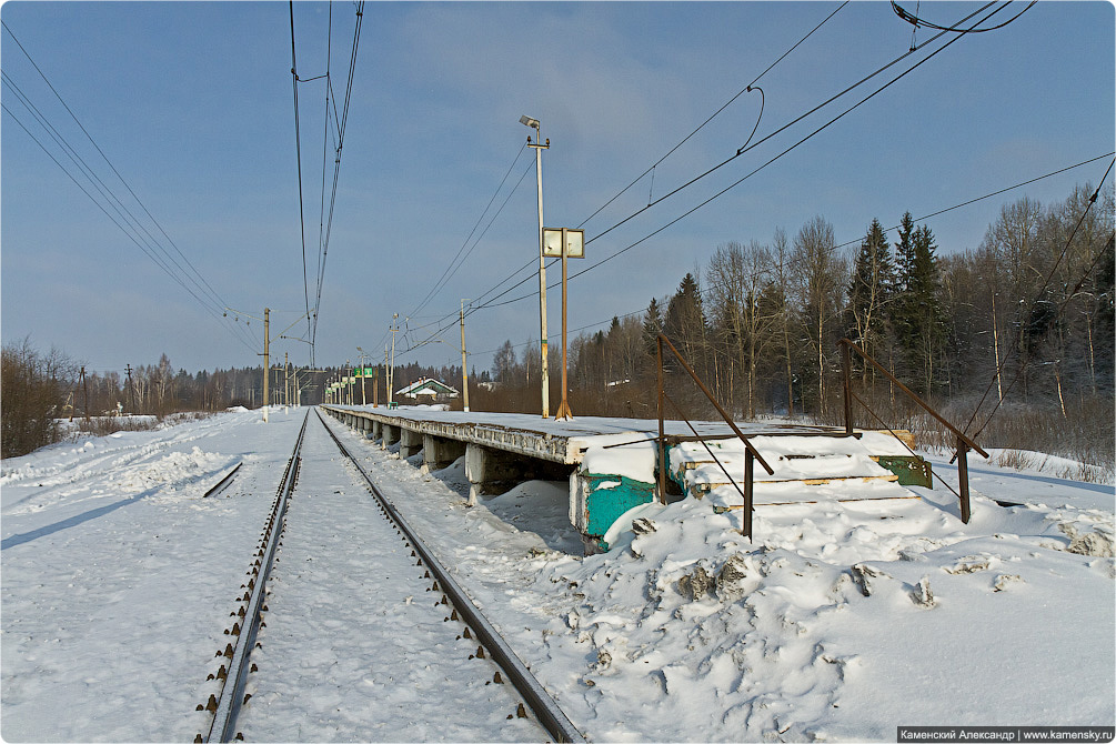 Московская область, Рижское направление, электрички, платформы