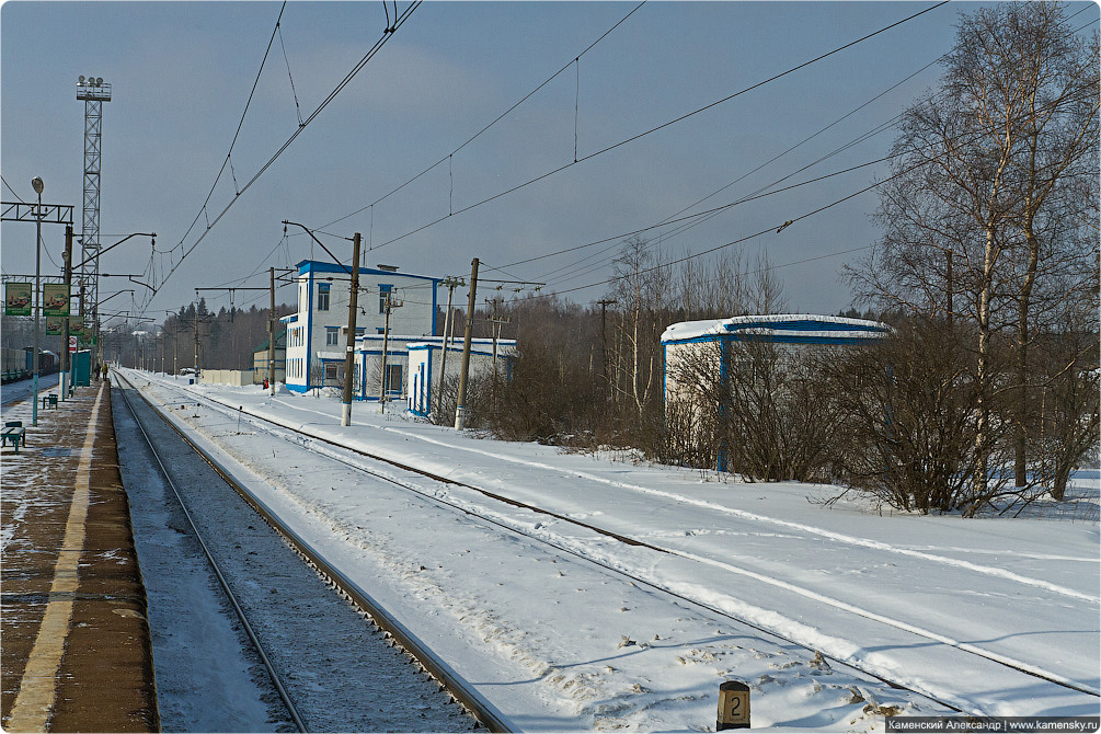 Московская область, Рижское направление, электрички, платформы