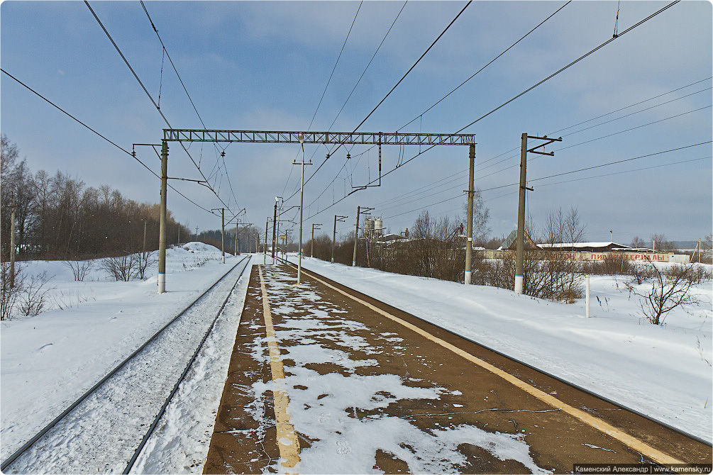 Московская область, Рижское направление, электрички, платформы