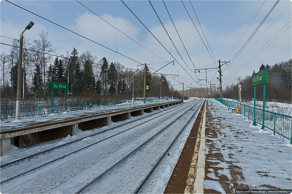 Московская область, Рижское направление, электрички, платформы