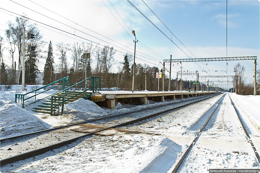 Рижское направление, Московская область, железная дорога, фотографии, платформы