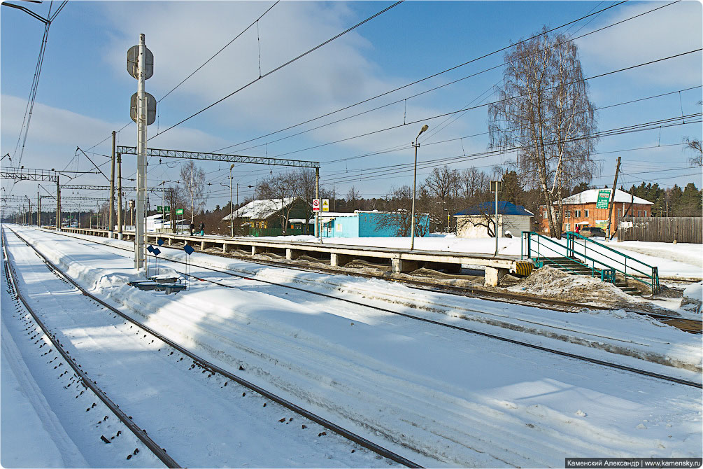 Рижское направление, Московская область, железная дорога, фотографии, платформы