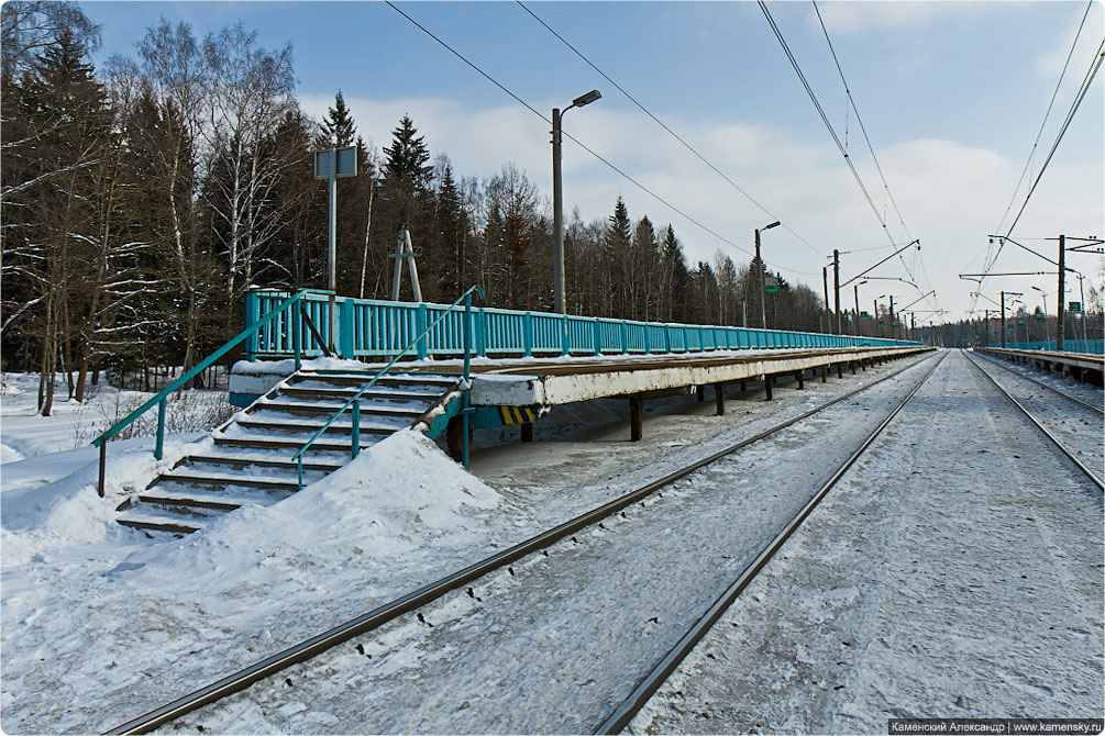 Рижское направление, Московская область, железная дорога, фотографии, платформы