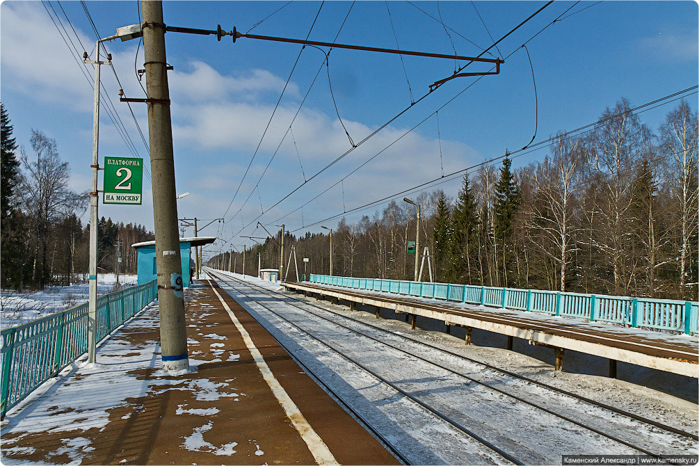 Рижское направление, Московская область, железная дорога, фотографии, платформы