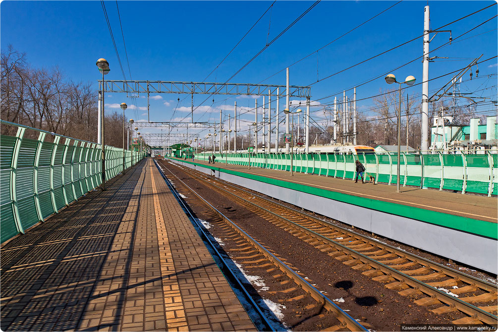 Казанское направление, Выхино, Перово, железная дорога, Москва, электропоезда, платформы