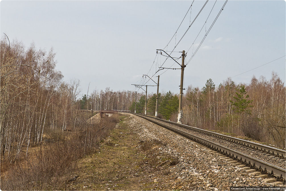 Горьковское направление, весна, Дрезна, Назарьево, Кабаново, БМО