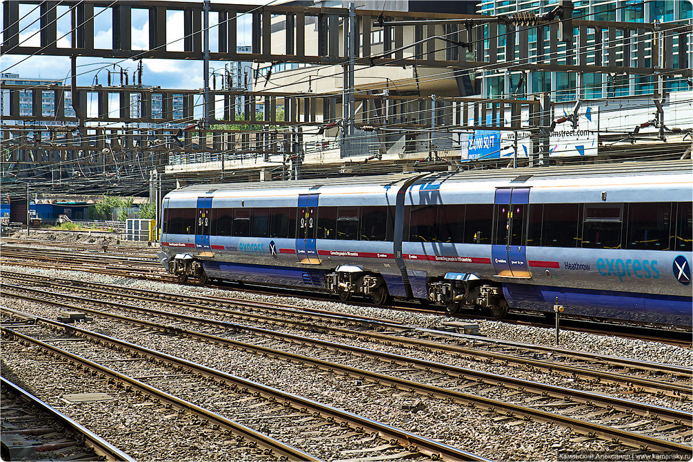 Великобритания, Лондон, вокзал Paddington, First southern, Heatrow Express