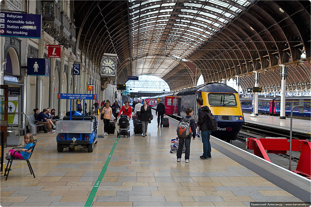 Великобритания, Лондон, вокзал Paddington, First southern, Heatrow Express