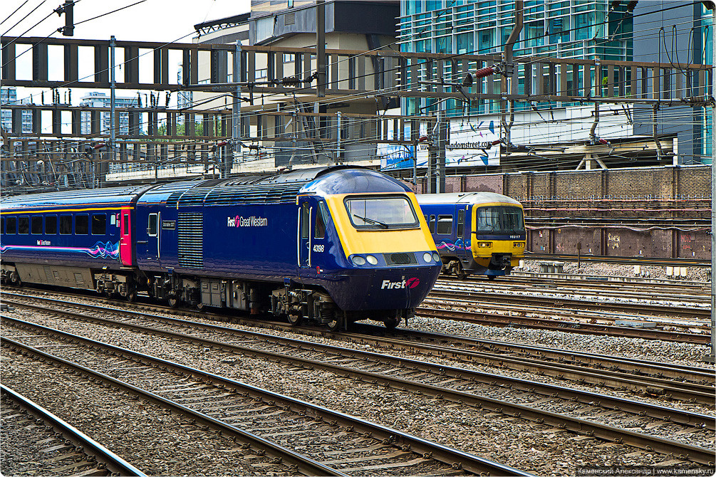 Великобритания, Лондон, вокзал Paddington, First southern, Heatrow Express