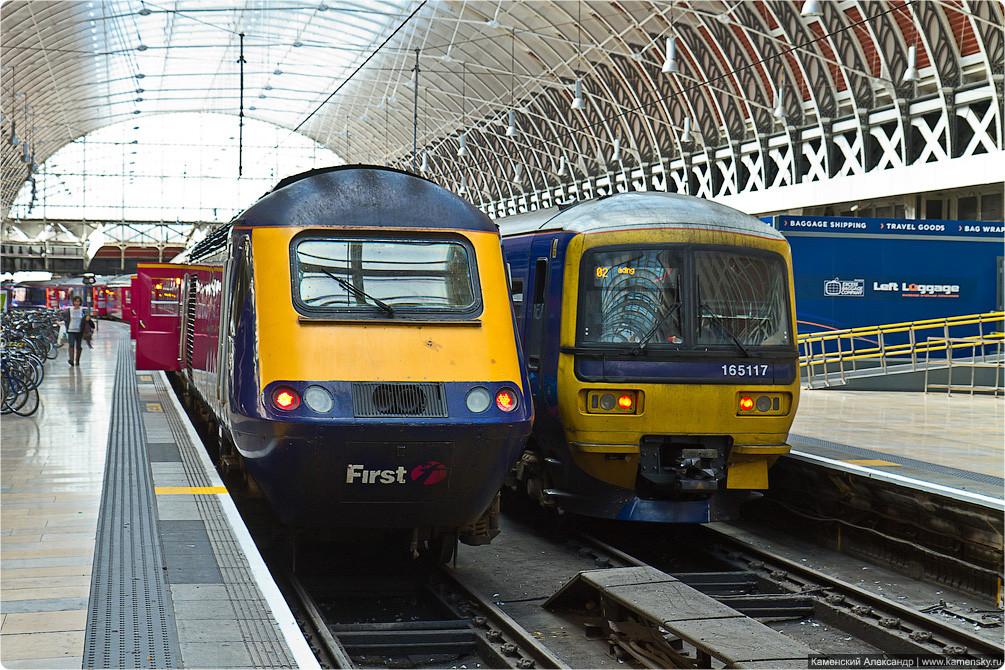 Великобритания, Лондон, вокзал Paddington, First southern, Heatrow Express