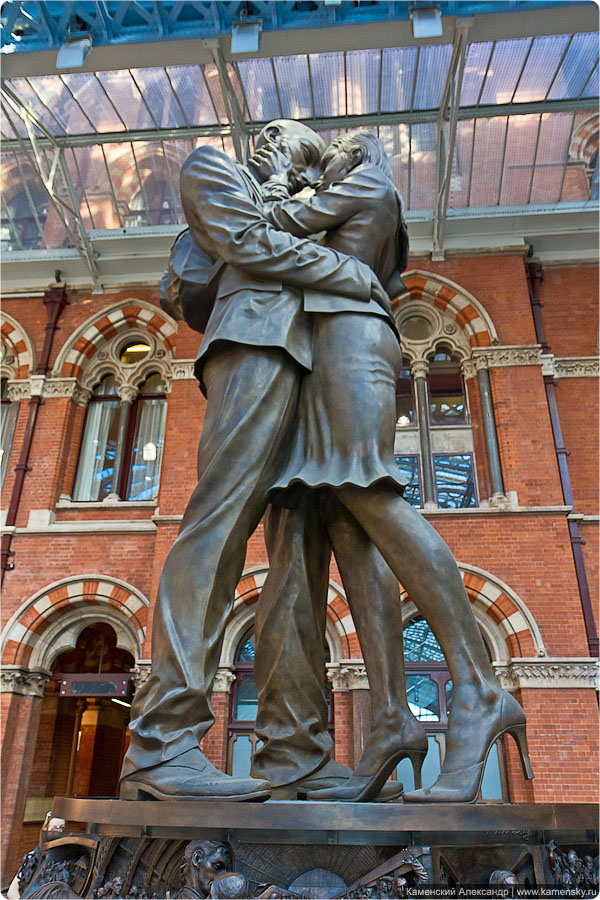 Великобритания, Лондон, вокзал St. Pancras, вокзал King's Cross