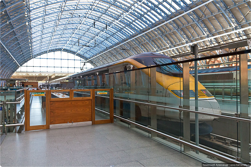 Великобритания, Лондон, вокзал St. Pancras, вокзал King's Cross