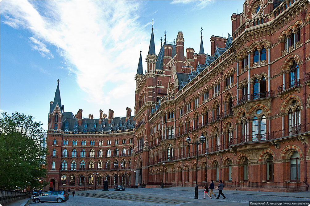 Великобритания, Лондон, вокзал St. Pancras, вокзал King's Cross