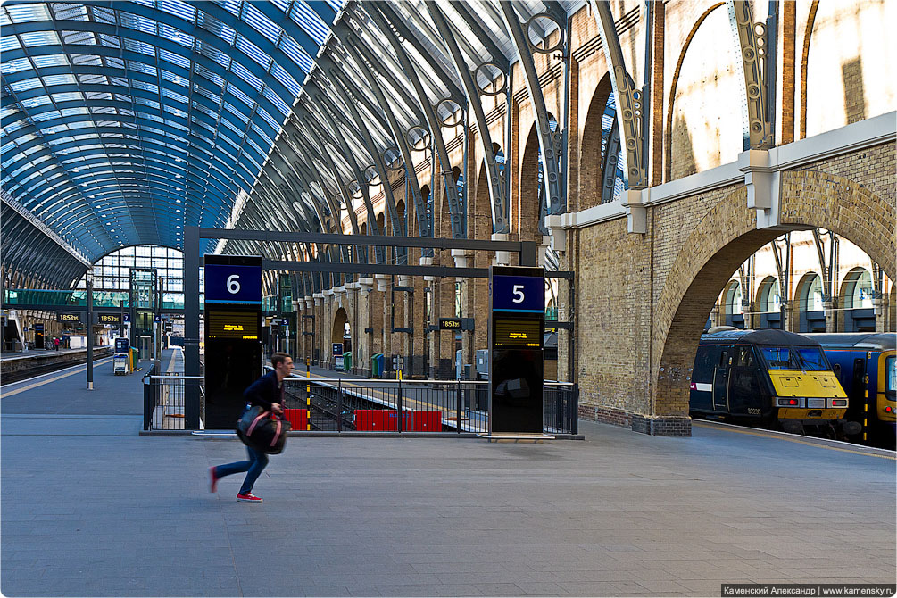 Великобритания, Лондон, вокзал St. Pancras, вокзал King's Cross