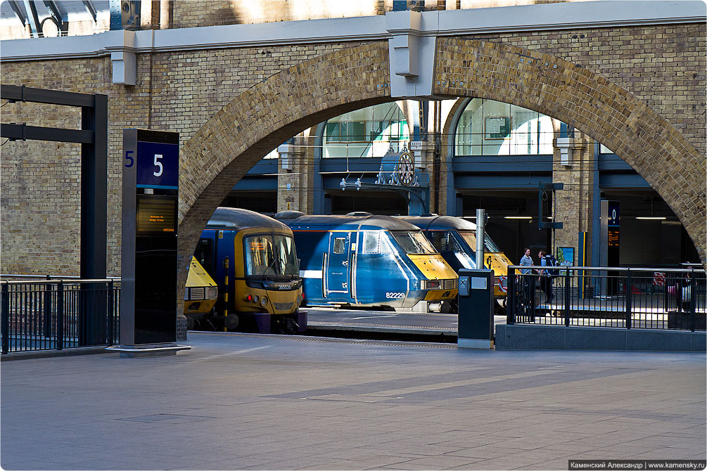 Великобритания, Лондон, вокзал St. Pancras, вокзал King's Cross