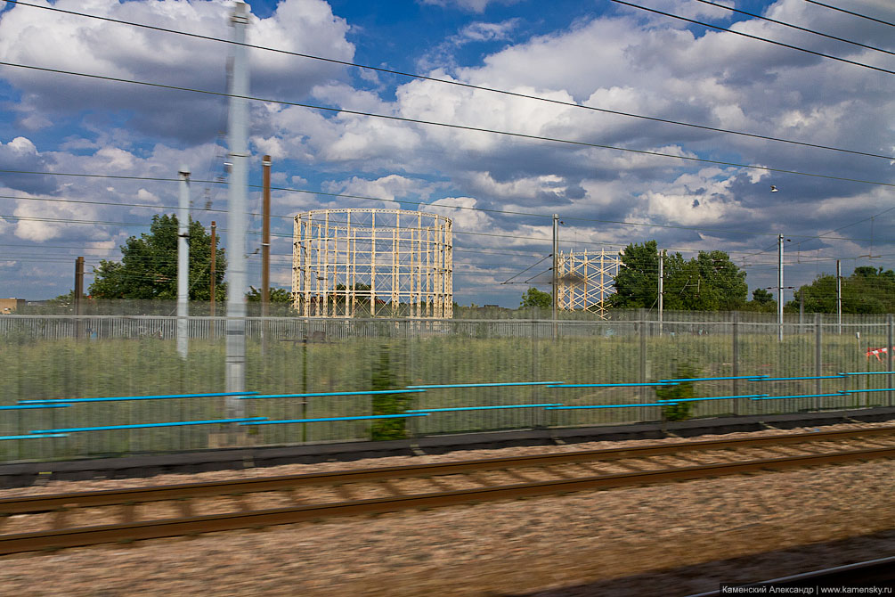 Великобритания, Кембридж, железная дорога, Cambridge, railway