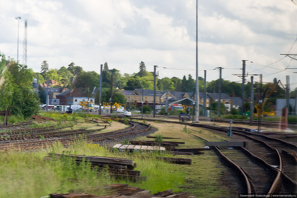 Великобритания, Кембридж, железная дорога, Cambridge, railway