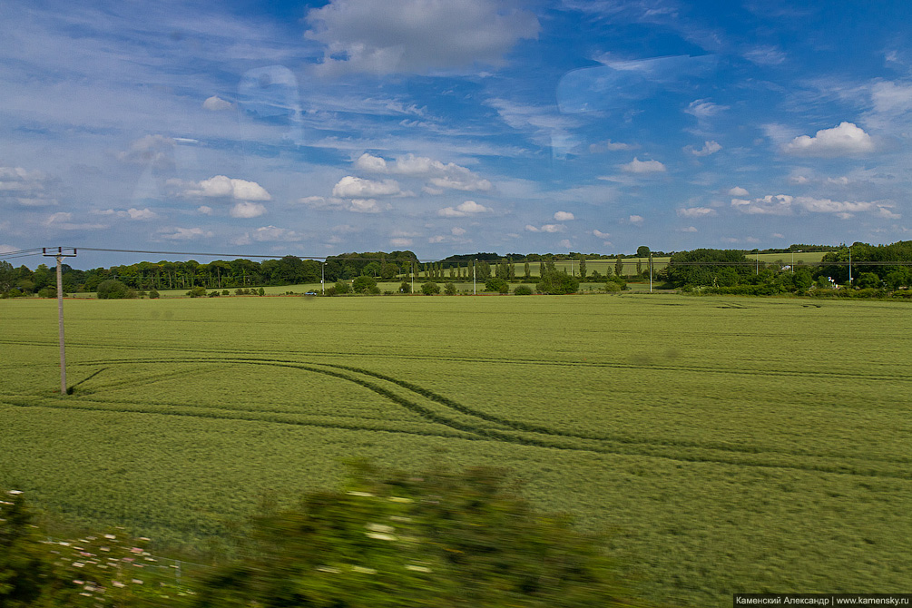 Великобритания, Кембридж, железная дорога, Cambridge, railway