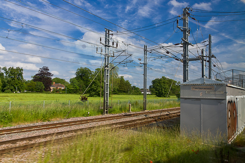 Великобритания, Кембридж, железная дорога, Cambridge, railway