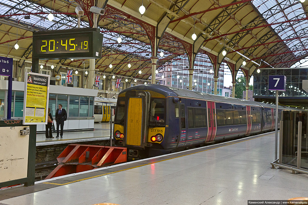 Великобритания, UK, железная дорога, London, railway